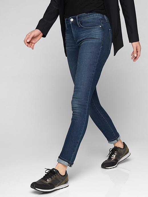 Athleta Womens Sculptek Skinny Jean Dark Wash Size 6