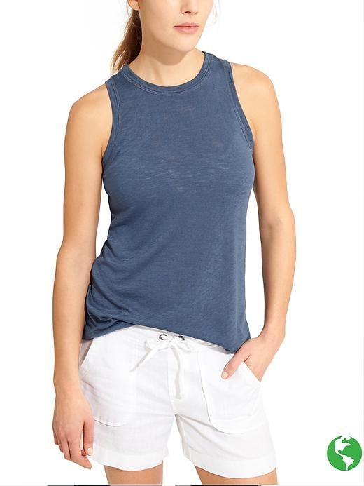 Athleta Womens Breezy Tank Size L - Iron Blue