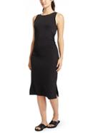 Athleta Womens Tank Middy Dress Size L - Black