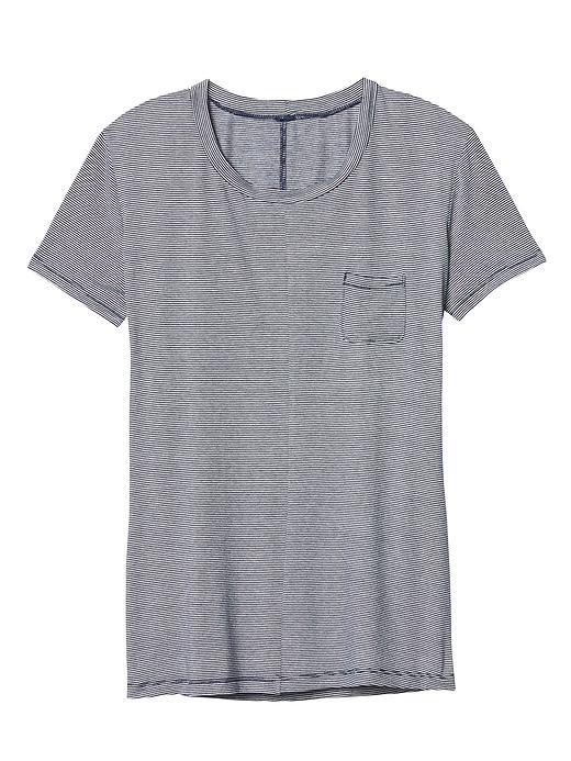 Athleta Womens Tavvy Tee Size L - Navy