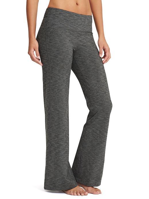 Athleta Womens High Rise Chaturanga Pant Size S Tall - Black Heather