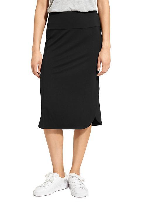 Athleta Womens Coaster Skirt Size L - Black