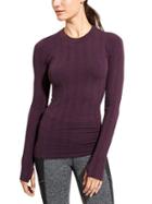 Athleta Womens Remarkawool Top Size L - Wild Raisin