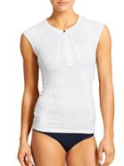 Athleta Womens Pacifica Upf Tank 2 Size L Tall - Bright White