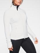 Athleta Womens Ridge Jacket Bright White Size S