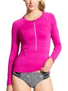 Athleta Womens Pacifica Upf Top 3.0 Size L Tall - Electric Fuchsia