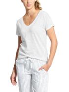 Athleta Womens Daily Tee 2.0 Size M Tall - Bright White