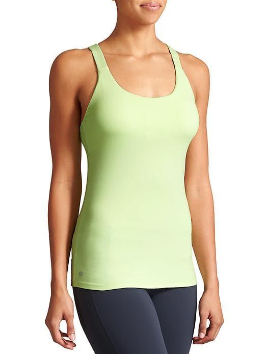 Athleta Womens Optimism Tank Wasabi Green Size Xl