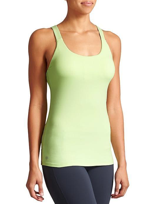 Athleta Womens Optimism Tank Wasabi Green Size Xl