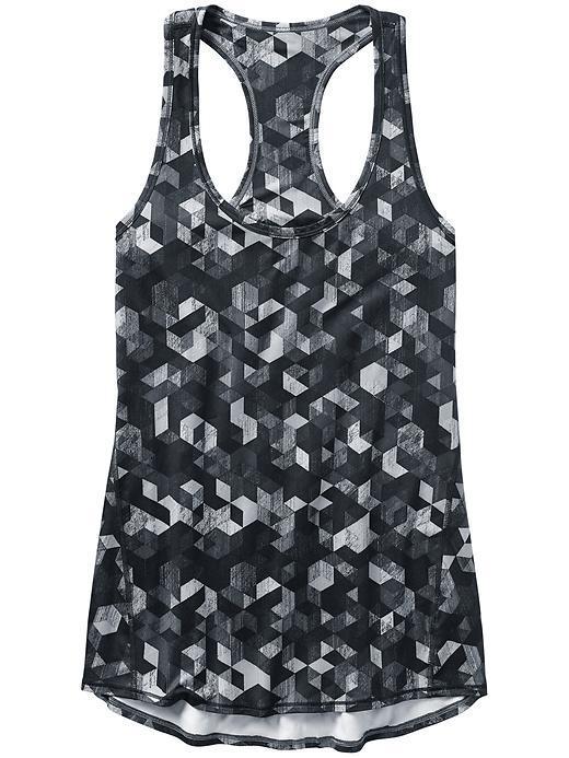 Athleta Triangular Chi Tank Extra Long - Black