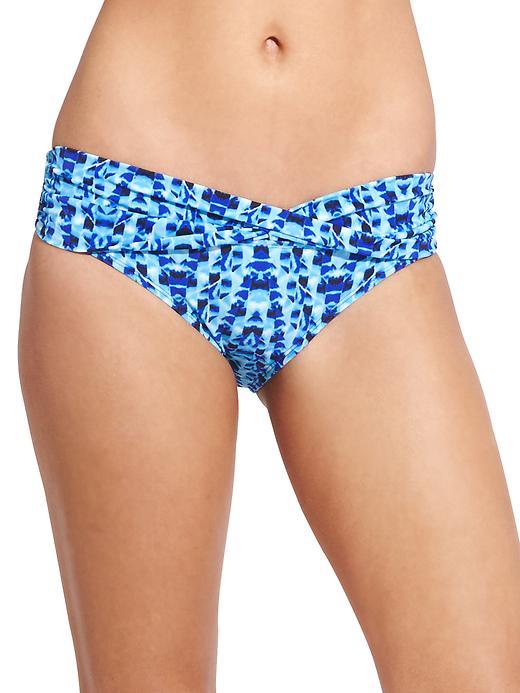 Athleta Womens Tie Dye Medium Tide Bottom Size L - Bora Bora Blue