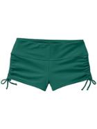 Athleta Womens Scrunch Short Size L - Emerald Green