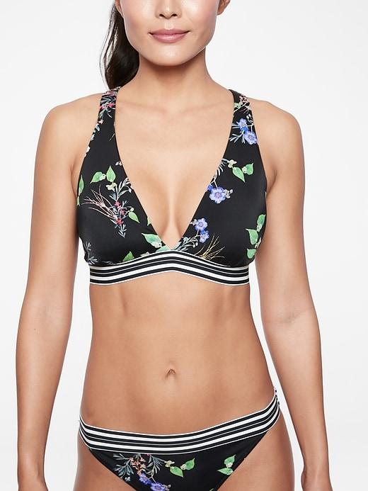 Gold Coast Floral Bikini Top