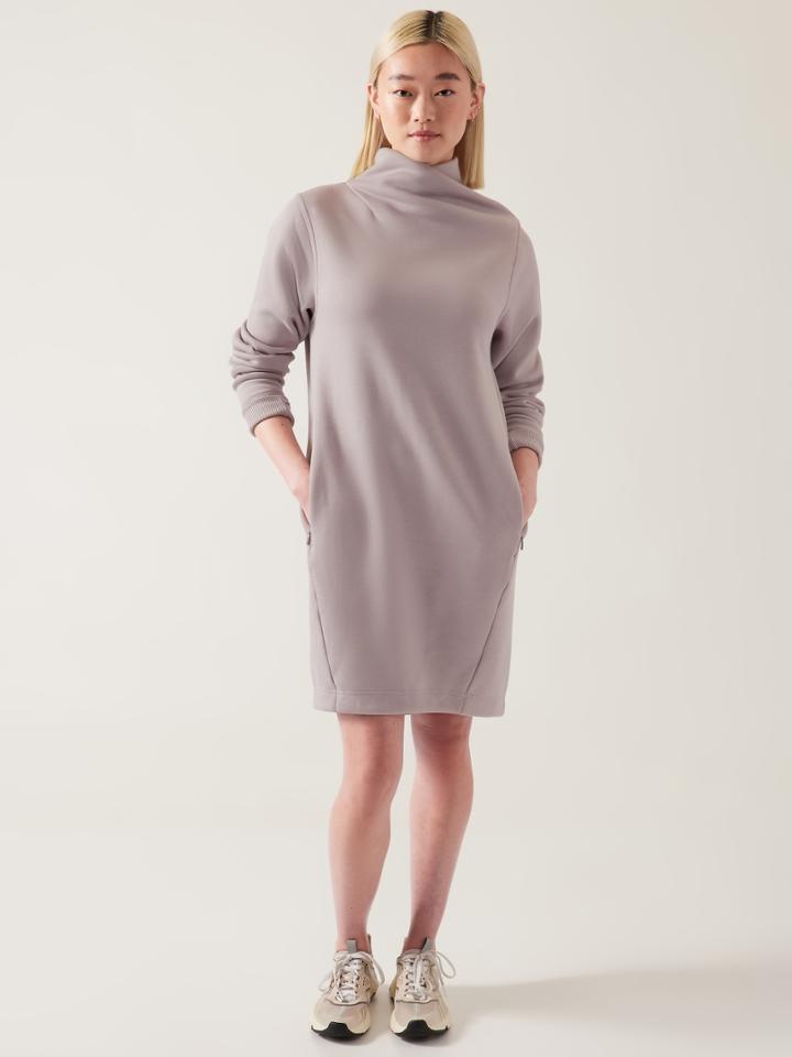 Cozy Karma Mock Neck Dress