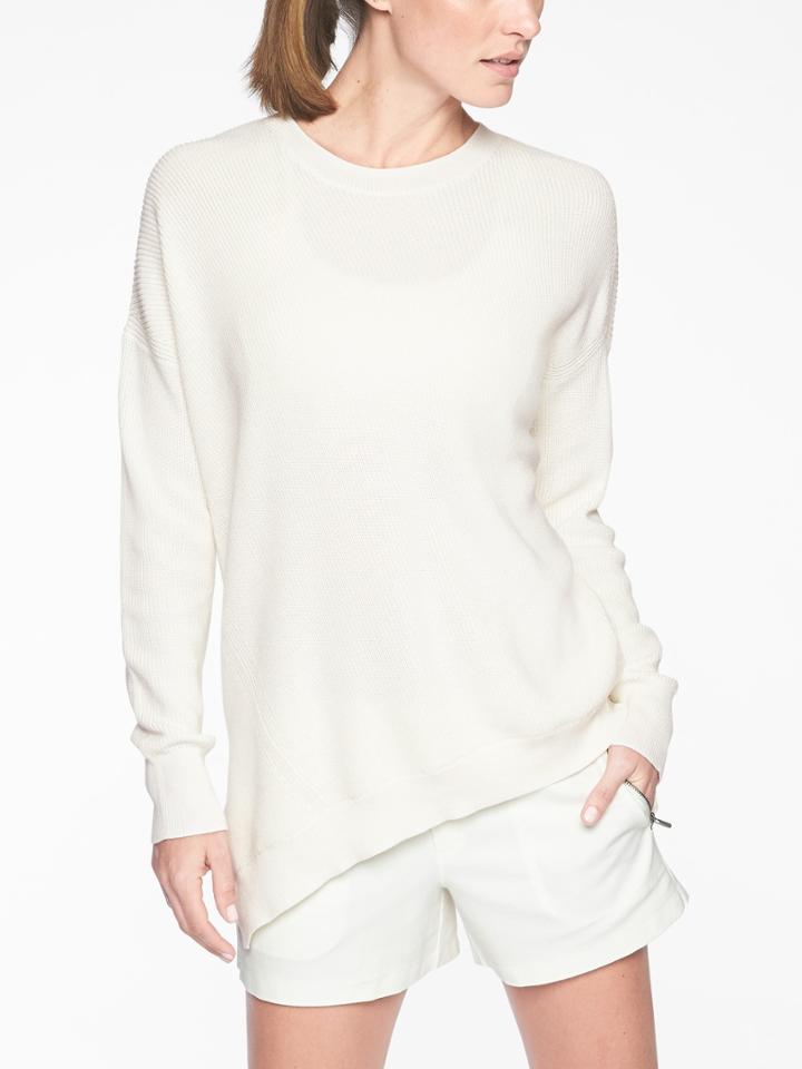 Rest Day Asym Crewneck Sweater