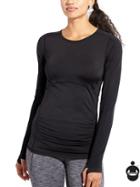 Athleta Womens Stealth Top Size M - Black