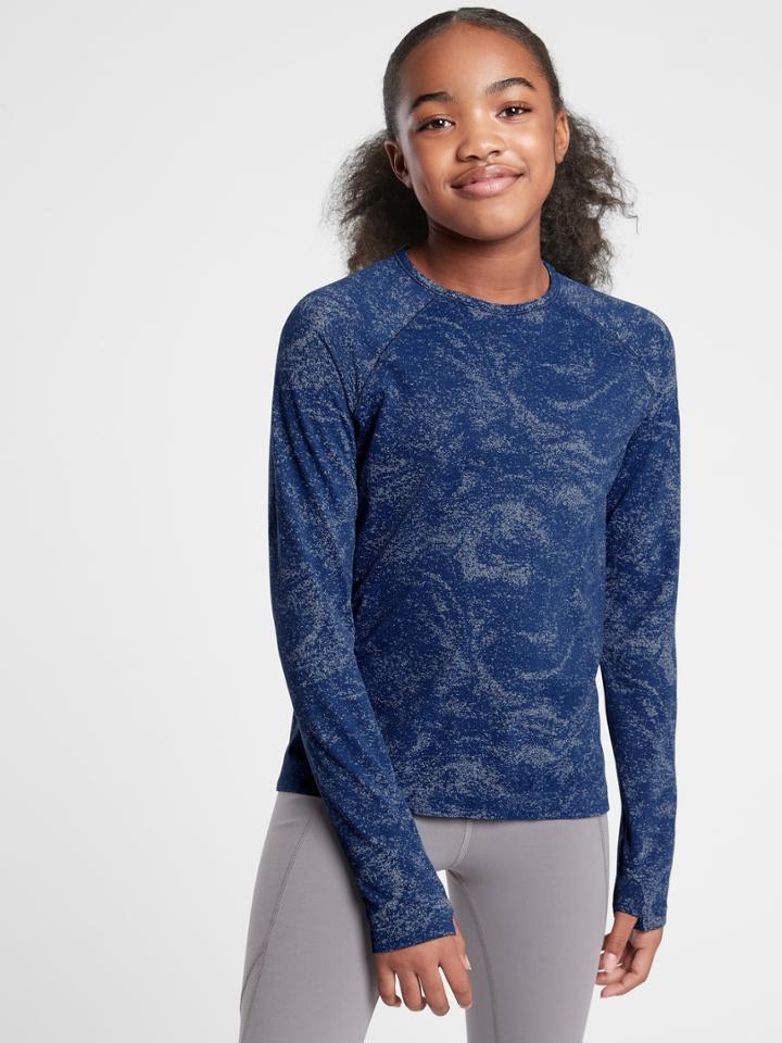 Athleta Girl Textured Power Up Top