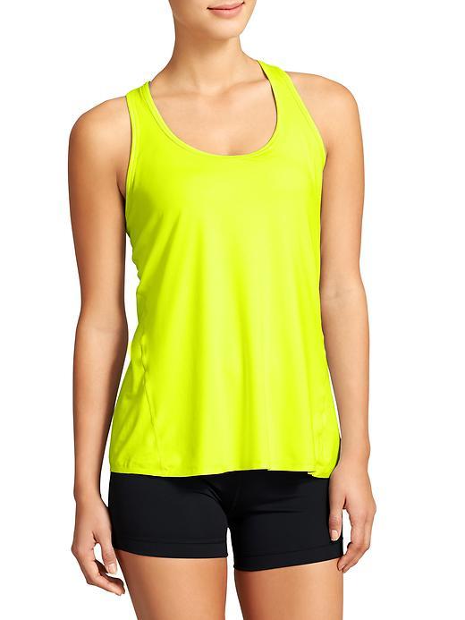 Athleta Womens Tulip Chi Tank Size L - Highlighter Yellow