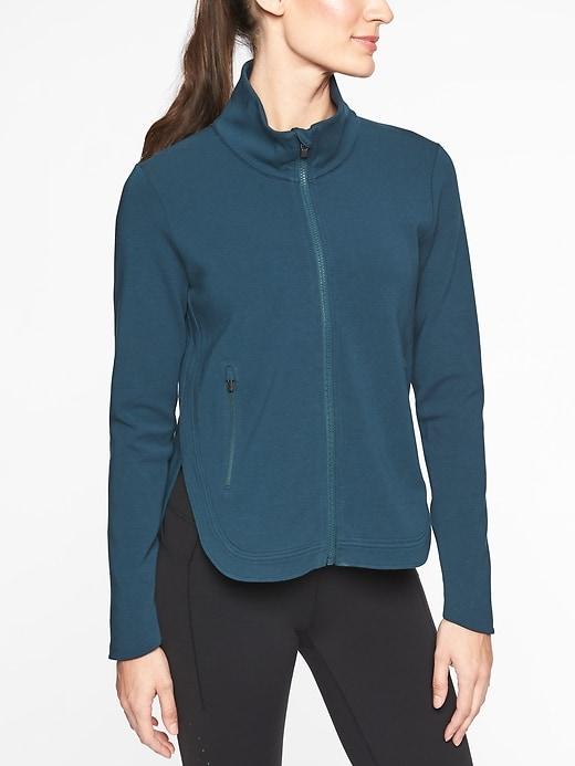 Athleta Womens Interval Jacket Constellation Blue Size L