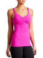 Athleta Womens Intertwine Tank 2 Size L - Hot Pink Heather