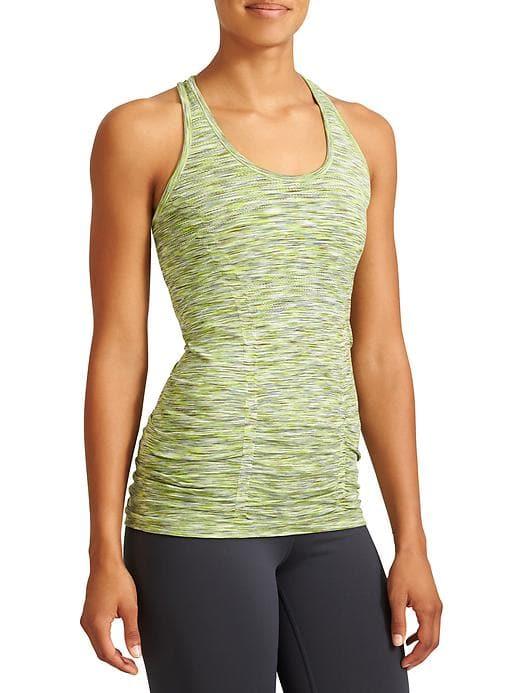 Athleta Womens Fastest Track Tank Space Dye Jasper Green Space Dye Size Xl