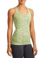 Athleta Womens Fastest Track Tank Space Dye Jasper Green Space Dye Size Xl