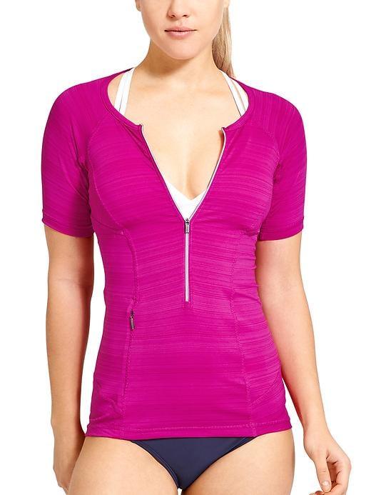 Athleta Womens Pacifica Upf Tee 3.0 Size L - Electric Fuchsia