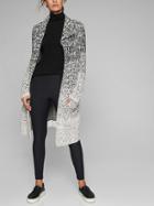 Athleta Womens Wool Cashmere Midnight Luxe Wrap Dove/ Black Size Xl
