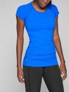 Athleta Womens Speedlight Tee Boogaloo Blue Size S