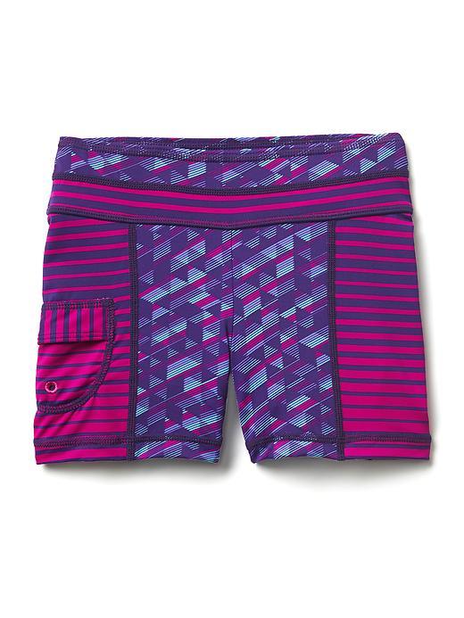 Athleta Geo Stripe Bikini Short Size L/12 - Crowning Achievement