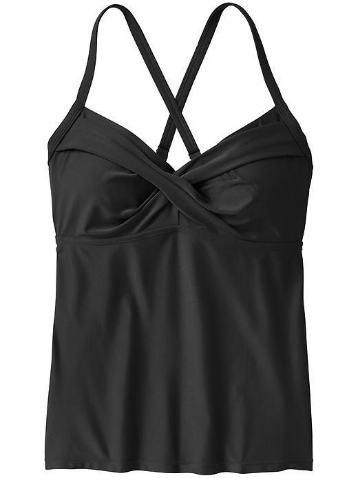 Athleta Womens Twister Tankini Size 32b/c Tall - Black