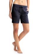 Athleta Womens Linen Bermuda Size 0 - Navy