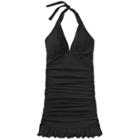 Athleta Shirrendipity Halter Swim Dress - Black