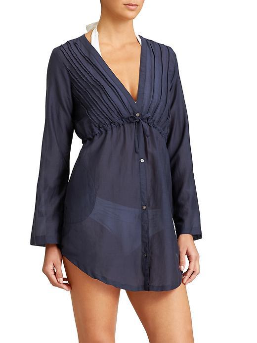Athleta Womens Daydream Cover Up Size L - Dress Blue