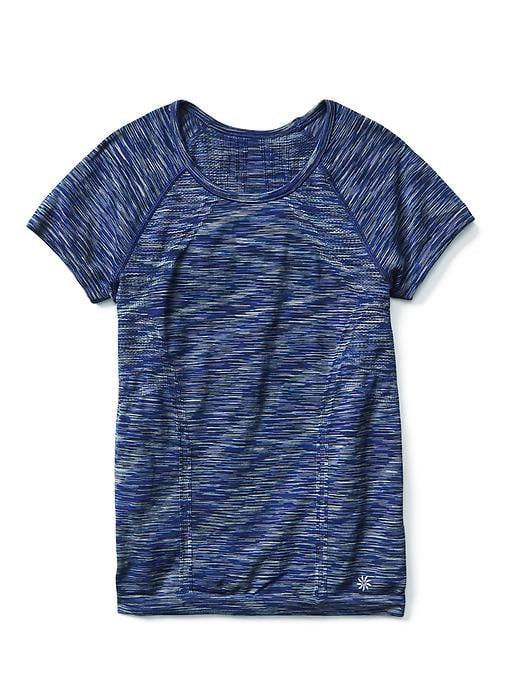Athleta Spacedye Tracker Tee Size M/8-10 - Dress Blue