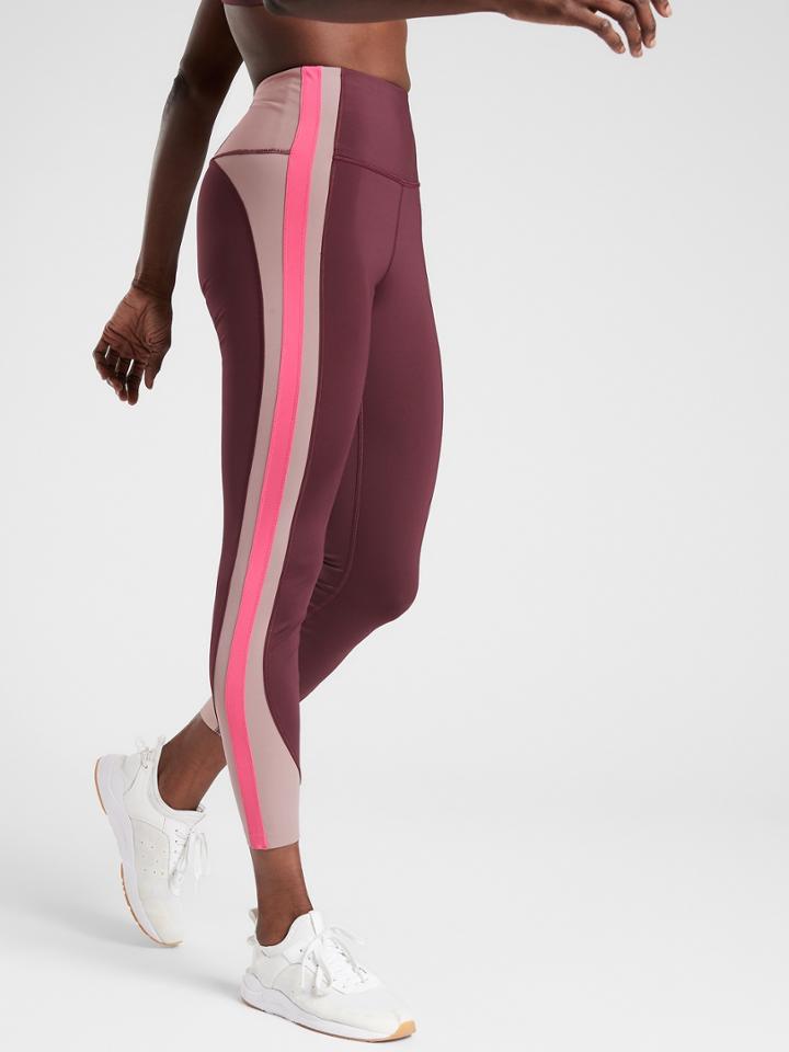 Crunch Colorblock 7/8 Leggings In Supersonic
