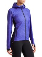 Athleta Womens Accelerate Reflective Jacket Capri Blue Size Xxs
