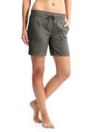 Athleta Womens Linen Bermuda Size 0 - Jasper Green
