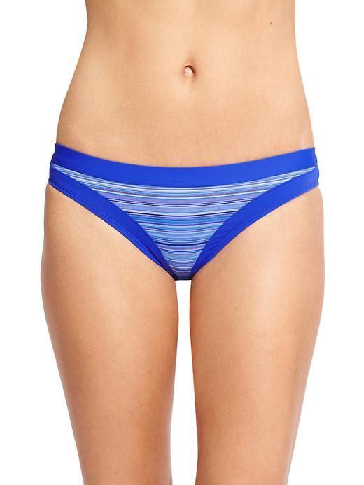Athleta Womens Veracruz Stripe Medium Tide Bottom Size L - Caspian Blue