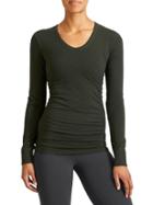 Athleta Womens Pure Top Size L - Ancient Forest Heather