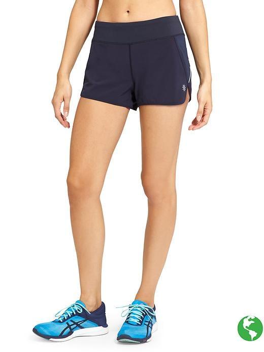 Athleta Womens Track This Run Short Size M - Navy