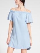 Athleta Womens Chambray Riviera Cover-up Size Xs - Light Indigo