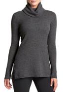 Athleta Womens Cashmere Surrey Sweater Size 1x Plus - Charcoal Heather