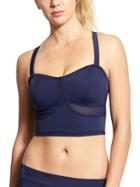 Athleta Womens Hanalei Bralette Bikini Size 32b/c - Dress Blue