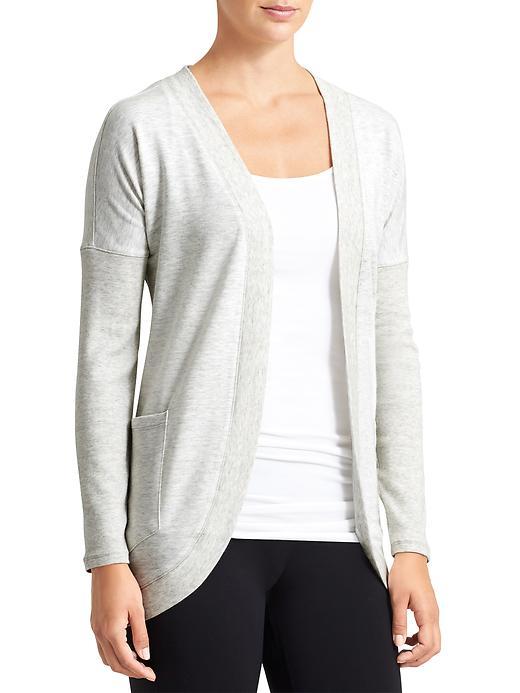 Athleta Womens Criss Cross Wrap Size 1x Plus - Light Grey Heather