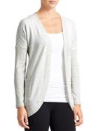 Athleta Womens Criss Cross Wrap Size 1x Plus - Light Grey Heather