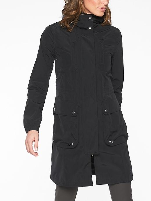 Athleta Womens Ballard Parka Black Size Xxs