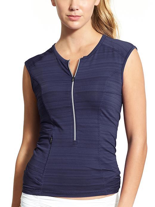Athleta Womens Pacifica Upf Tank 3.0 Size L Tall - Dress Blue