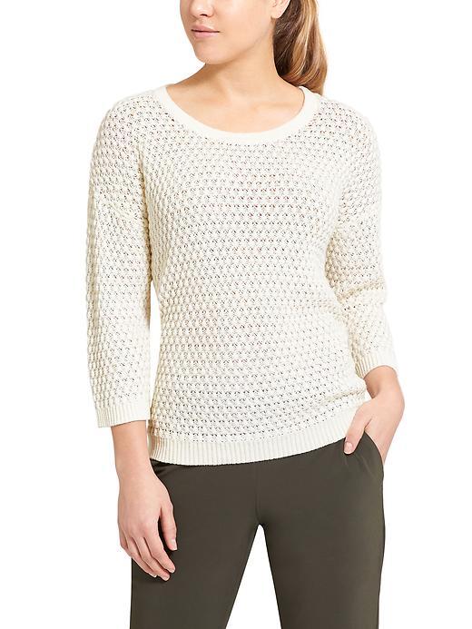 Athleta Womens Seychelles Sweater Size L - White