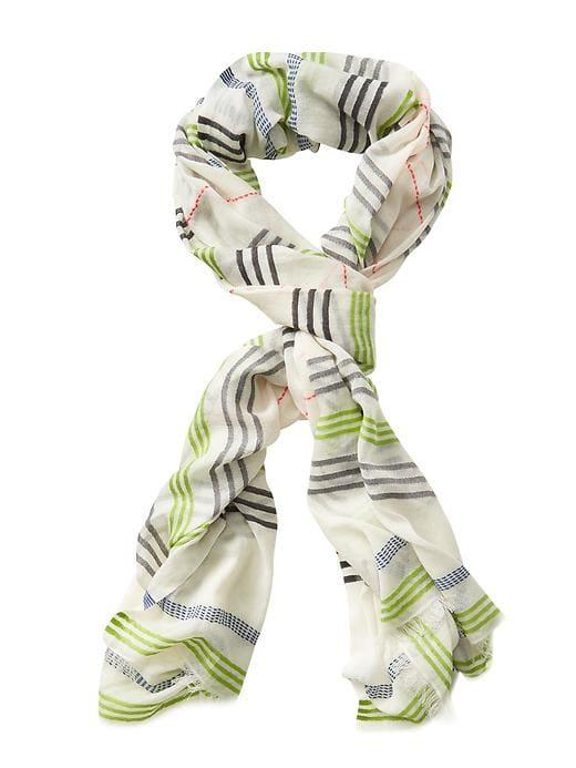 Athleta Womens Moroccan Sunset Scarf By Vismaya Inc Vanilla Cream Size One Size